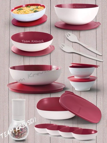 Tupperware allegra rot weiß - allegra,